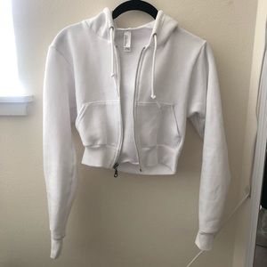 SOLD american apparel cropped hoodie